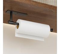 1 pieza Soporte para Film de Cocina, Soporte para Toallas de Papel, Soporte para Papel Encerado, Instalación sin Perforaciones en la Pared para el Hogar
