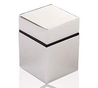 1 pieza SOTECH soporte para estante Cube soporte para estante de vidrio cromado pulido soporte para estante