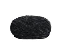1 pieza tejida a mano, hebra de hilo grueso, adecuada for tejer DIY, colgante decorativo, muñeca, manta, bolsa, bufanda for Jersey, lana poliéster, 100g(22 Black)