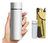 1 Pieza Termo Pequeño, 150ml Botella Agua Pequeña, Mini Termo Cafe, Botella De Agua Acero Inoxidable, Termo Cafe Pequeño, para Gimna, Exterior, Viajes, Trabajo, Escuela (Blanco)