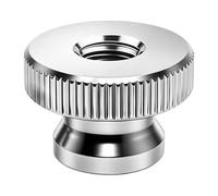 1 pieza Tuerca moleteada M12, acero inoxidable 304 Tuercas Moleteadas de Mariposa orificio pasante antideslizante apriete manual para impresora 3D y muebles