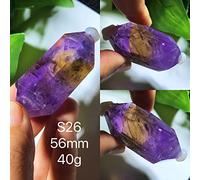 1 pieza usted puede elegir Produc Natural Ametrine cuarzo cristal único mercancías punto varita doble terminado minerales de piedra, s26