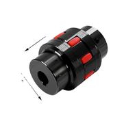 1 pieza XL5 D94L126 diámetro interior de 14 mm a 55 mm GR42 CNC Motor Husillo de bolas Araña de mandíbula Acoplamiento de eje de acero flexible(25x25)