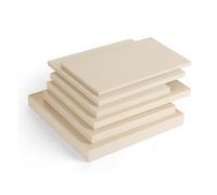 1 piezas 100mm×200mm×10mm Materiales Peek Placa de material aislante de plástico resistente a altas temperaturas y corrosión