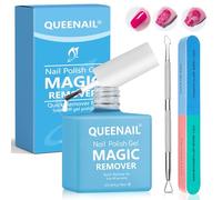 1 Piezas 15 ml Quitaesmalte De Gel Para UñAs,Removedor Esmalte,con Lima de Uñas y Empujador de Cutícula,elimina el esmalte de uñas en 3-5 minutos,Quitar el esmalte de uñas rápido y fácil