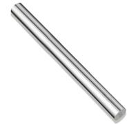 1 piezas 304 rodillo de acero inoxidable,Rollos De Para Amasar,Rodillo, largo y liso, perfecto para productos de pastelería y pasta, pizza, pasta al horno, corteza de torta y biscotti (42.5cm-plata).