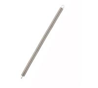 1 Piezas Acero Inoxidable 304 Resortes De Extensión Con Gancho Muelle, Longitud Libre 300mm, Diámetro Del Cable 0,7mm, Diámetro Exterior 7mm