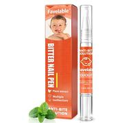 1 Piezas Bolígrafo Amargo Transparente para Dejar de Morderse las Uñas,Uso Diario