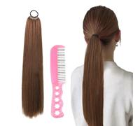 1 Piezas De Mujeres Y 1 Pieza De Peine De Aguja De Acero, Extensiones De Cabello De Cola De Caballo, Estilos De Estancamiento, Accesorios De Peinado, Peine De Plástico Portátil.