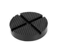 1 Piezas Goma Gato Universal,Almohadilla de Gato para Automóvil,Bloque De Goma Redondo,Goma Gato Hidraulico,125mm/4,92 Pulgadas(Negro)