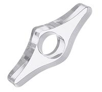 1 Piezas Marcadores de libros,Marcapaginas niños,Anillo de Marcador Pulgar Transparente,Marcapáginas acrílico，Un regalo para los amantes de la lectura,de 10 mm de espesor(Medio)