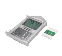 1 piezas plástico Azan oración Nimaz reloj, calendario digital visualización de la hora reloj despertador reloj de pared con pantalla LCD (gris)