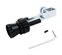 1 Piezas Silbato Escape Sonido Turbocompresores Falsos V8,Tubo Escape Universal Turbo Whistle Soundgenerator Tuning,Negro Silbato Escape Tubo Escape,Para Coche y motocicleta