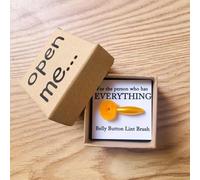 1 piezas Suerte Pequeños Regalos Divertido Ombligo Cepillo de Bolsillo Abrazo Amante Mejor Amigo Regalo de La Novedad Reflexivo Regalo Para La Familia