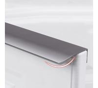 1 piezas Tirador invisible,Manija Invisible del Gabinete Manija de Puerta Invisible Manija de la Puerta Corredera Para Puertas,Cajones,con Tornillos (length:300mm)