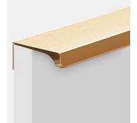 1 Piezas Tiradores Ocultos de Armario Dorados,Manijas para Muebles Cajones Tirador Empotrado de Aleaciónde Aluminio Manija de Cocina de Dormitorio de Puerta (Full Length,1200mm)