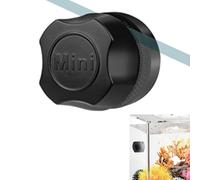 1 PiezasLimpiador Magnético para Acuarios Limpiador de Peceras Magnetico Mini imán Cepillo de Pecera Portátil Cepillo Magnético Acuario Cleaner Cristales para para Limpieza de Vidrio de Pecera(negro)