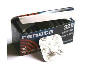 1 Pila de botón Renata 329 de Litio Fabricado en Suiza SR731SW