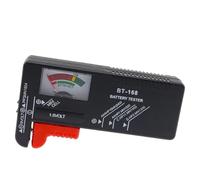 1 pila de botón universal BT-168 AA/AAA/C/D/9V/1,5V, con código de colores, comprobador de voltaje, BT-168D(BT-168)
