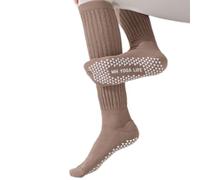 1 Pilates Calcetines Para Mujeres Yogas No Listas Largas Con Tripulaciones De Agarre Para Barre Hospital Descalzo Calcetines Yoga Agarre Sin Aliento