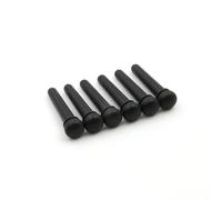 1 pin fijo para puente de guitarra acústica, vértebra, pasador de puente de guitarra, ébano/hueso de vaca, clavija de cuerda para guitarra