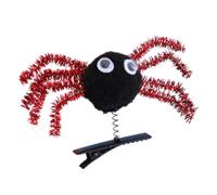 1 pinza de pelo de arañas de Halloween para niños, clip de primavera con diseño, ligero, seguro para fiestas de disfraces, eventos escolares