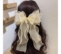 1 pinza grande para el pelo, lazos para el pelo para niñas, lazos grandes, clip de organza, lazos, accesorios para el pelo, accesorios para mujeres, niñas, fiestas, cumpleaños, bodas
