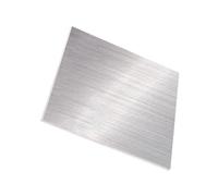 1 placa cuadrada de acero inoxidable 316L de 0,1 a 10 mm de espesor, chapa pulida de metal cepillado.(150x150x4mm)