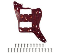 1 placa de arañazos para guitarra Yootones 65 60s vintage con tornillos compatible con estilo vintage Jazzmaster de repuesto de golpeador de estilo vintage americano y mexicano (4 capas de concha de