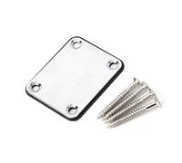 1 placa de cuello de guitarra eléctrica con tripulaciones para el cuello de guitarra para piezas eléctricas de repuesto, placas de accesorios para chaleco