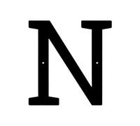 1 Placa De Dirección Letrero Número Casa Metal Moderno 12/16 Pulgadas(N,16inch)