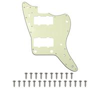 1 placa de golpeador para guitarra Yootones 65 y 60s vintage con tornillos compatible con golpeador Jazzmaster de estilo vintage fabricado en Estados Unidos y México (3 capas verde menta)