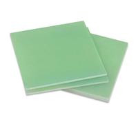 1 placa de resina epoxi G10 FR4 - Lámina aislante de fibra de vidrio - Verde agua - Grosor de 0,5-5 mm - Varios tamaños disponibles(235x235MM 2mm)