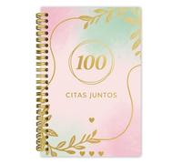 1 Planificador de citas, en español, 100 Memorias de citas, Regalo para , Ideas divertidas para citas, Regalo encantador para o San Valentín, Documentando maravillosos, 5.5 X 8.3 pulgadas