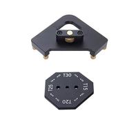 1 plantilla de corte de radio de esquina para carpintería, de aleación de aluminio, R15 R30 T15 T30