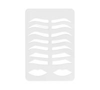 1 plantilla de práctica reutilizable de microblading de plástico para cejas y labios, maquillaje permanente,