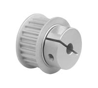 1 polea de distribución HTD 5M 20T/24 dientes, tipo abrazadera, diámetro interior 5 mm a 25, for correas 20 ancho, ruedas síncronas(10mm-keyway4x1.8mm,24T-K type)