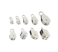 1 Polea giratoria de 360° de acero inoxidable 304, compatible con M15/M25/M32/M50/M75/M100 (simple/doble).(Single pulley-M75)