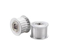 1 polea tensora HTD 5M, 20 dientes/22 dientes/24 dientes, diámetro de rueda de 5-15 mm, con guía de rodamiento y ancho de polea de 10/16/21/27 mm.(Bore 8mm With teeth,20 TEETH_16MM (FOR BELT 15MM))