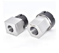 1 portabrocas cuadrado ER25 ER32 ER40 de acero duro hexagonal ER para torno CNC, máquina de corte, soporte de portabrocas de resorte (Hexagón, ER32)