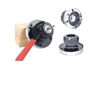 1 portabrocas ER16 ER50 ER25 ER32 125 ER40 de 100 mm y 80 mm, mini brida de cartucho de cuatro ejes para herramienta de torno de fresado CNC (ER40-D125 (7 agujeros))