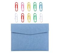 1 Portadocumentos, 10 Clips, Organizador Para Documentos De Viaje, Portadocumentos De Viaje A4, Portadocumentos De Piel, Organizador De Documentos, Carpeta Para Documentos