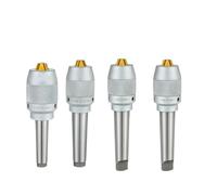 1 portaherramientas de vástago recto MT2 MT3 MT4 MT5 C20 C25 C32 R8 APU13 APU16 Portabrocas de tres mordazas con autoajuste integrado CNC(MTB3 (M12)-APU16)