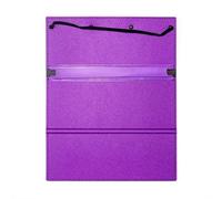 1 portapapeles plegable de plástico ligero de 3 compartimentos, práctico tablero de escritura para profesionales, portapapeles plegable de plástico con diseño plegable para un fácil almacenamiento y