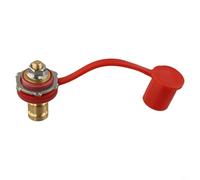 1 poste de cargador de batería de 3 sobre 8 pernos 250 a 12 V CC bloque de terminales de alimentación para automoción marina para camión ATV - Rojo o negro compatible con 1 a 14 (rojo)