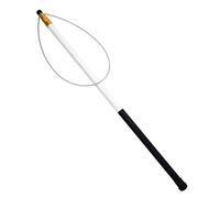 1 poste telescópico de fibra de vidrio para piscina con gancho, para piscinas, playas y parques acuáticos (blanco, 550 cm, 4 secciones)
