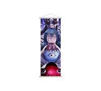 1 póster de pergamino Jujutsu Kaisen para colgar en la pared, tela forjada, decoración de habitación de amor para dormitorio (estilo 5)