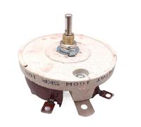 1 potenciómetro de cerámica de nivel militar BC1 de 25 W, 50 W y 100 W. Forma de disco. Resistencia ajustable. Reóstato deslizante.(Max R-10 ohm,Max power 100w)