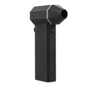 1 potente soplador de chorro eléctrico, turbofán con 150000 RPM, para limpiar equipos al aire libre, coches, computadoras, teclados, cámaras, sofás, plantas, 5.65 x 3.65 x 1.54 pulgadas, color negro