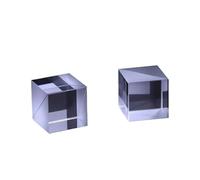 1 Prisma Divisor de Haz de 15 x 15 x 15 mm, Cubo Divisor de Vidrio óptico, relación de división 50%: 50%